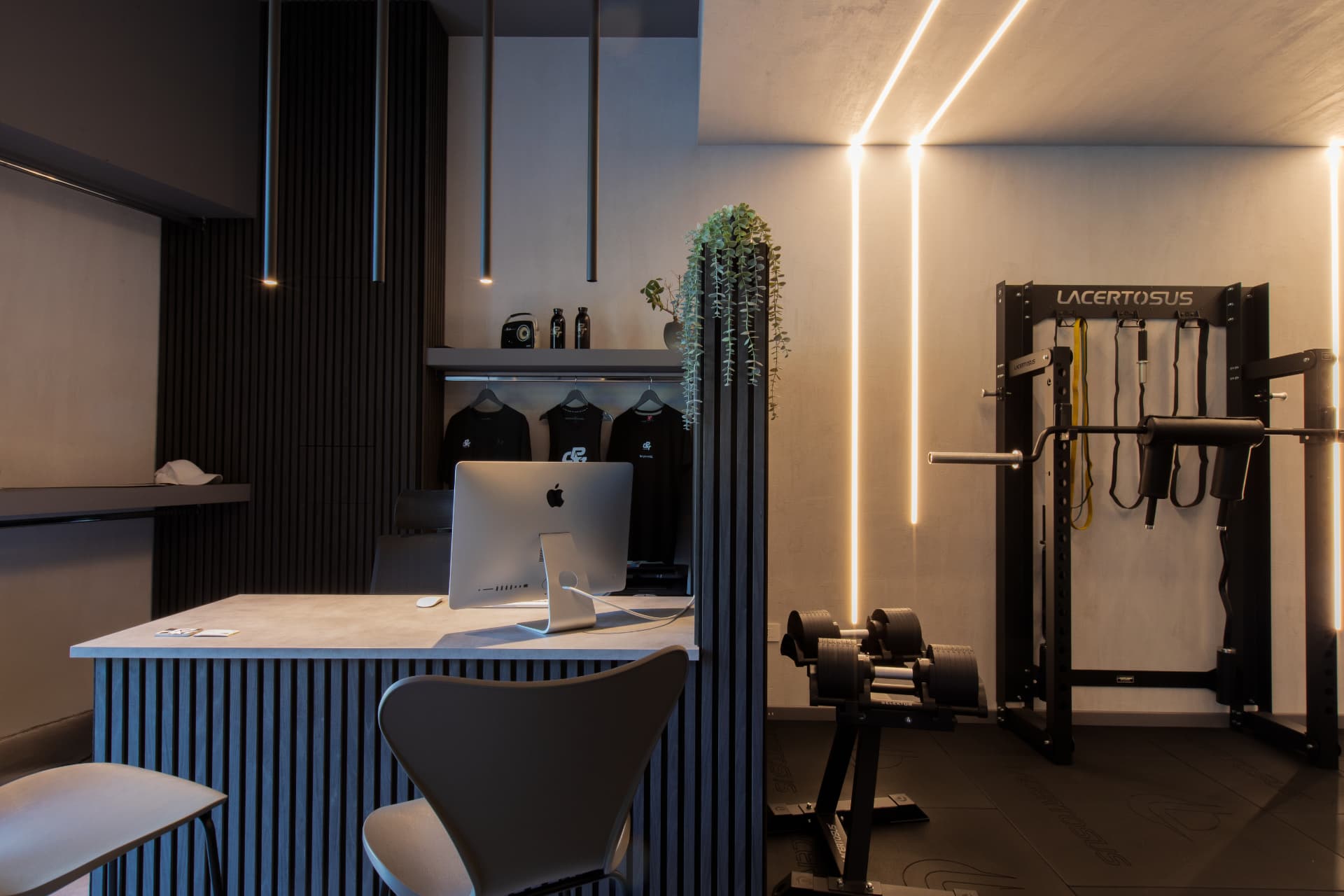 Interni e area functional di Concept.Gym